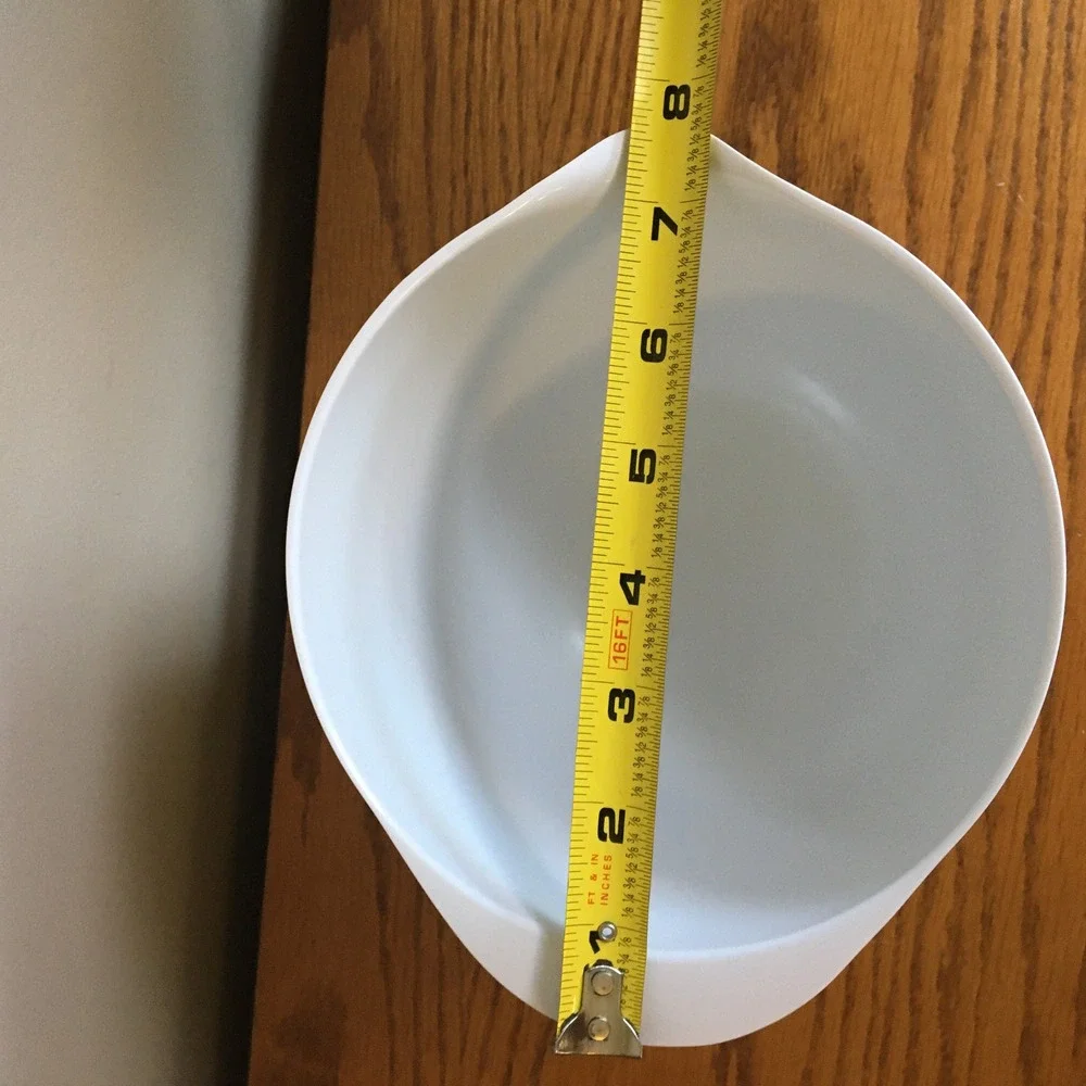 Rosti‎ Denmark Melamine Spout Mixing Batter Bowl Nesting WHITE 1.5 L